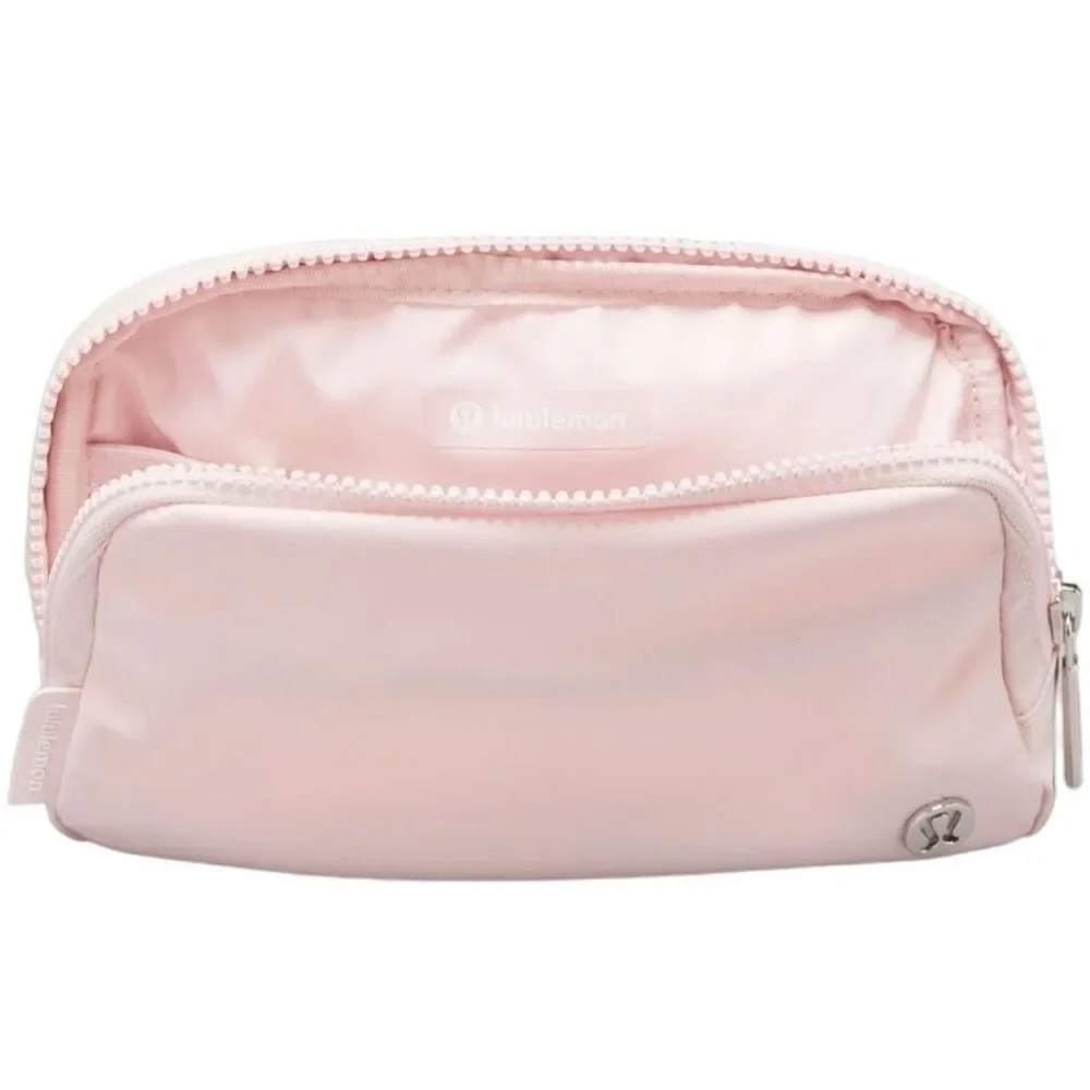 Lululemon Everywhere Belt Bag 1L Flush Pink NWT Crossbody Silver Hardware